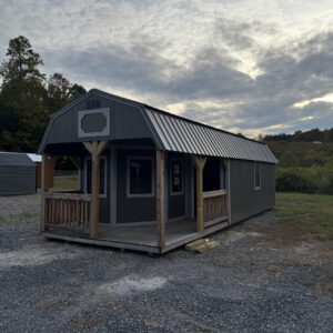 12x32 lofted Barn Deluxe Cabin