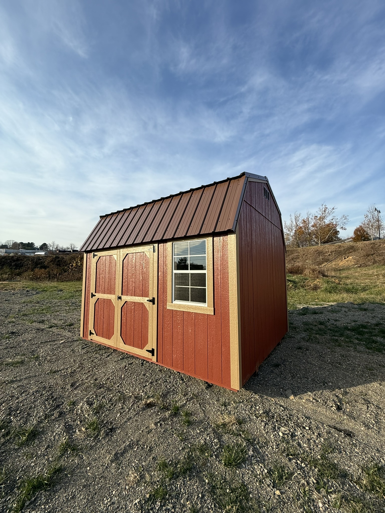 10x12 Side Lofted Barn